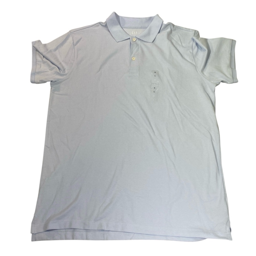 GAP Blue Polo Shirt Classic Short‎ Sleeve